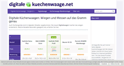 Desktop Screenshot of digitale-kuechenwaage.net